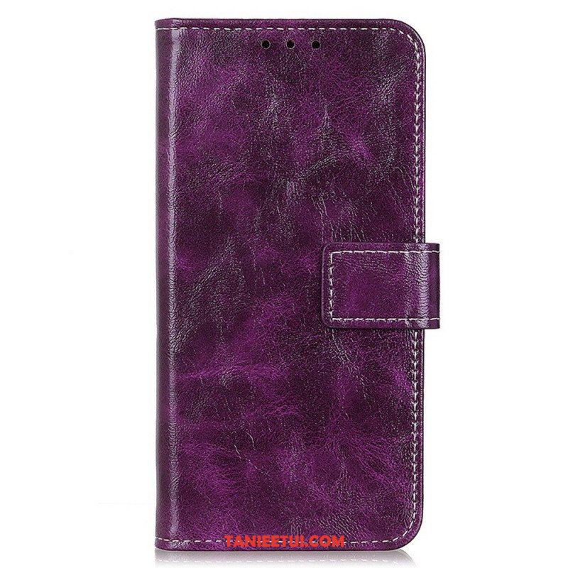 Etui Folio do Samsung Galaxy M23 5G Błyszcząca Sztuczna Skóra