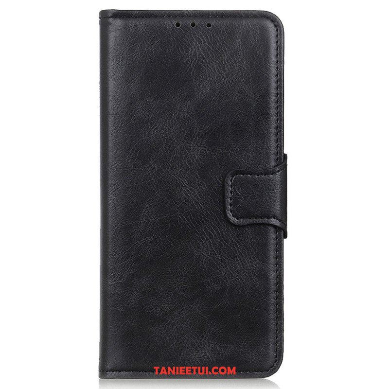 Etui Folio do Samsung Galaxy M23 5G Dwustronne Zapięcie Z Efektem Skóry