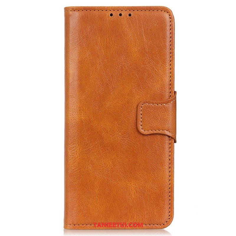 Etui Folio do Samsung Galaxy M23 5G Dwustronne Zapięcie Z Efektem Skóry