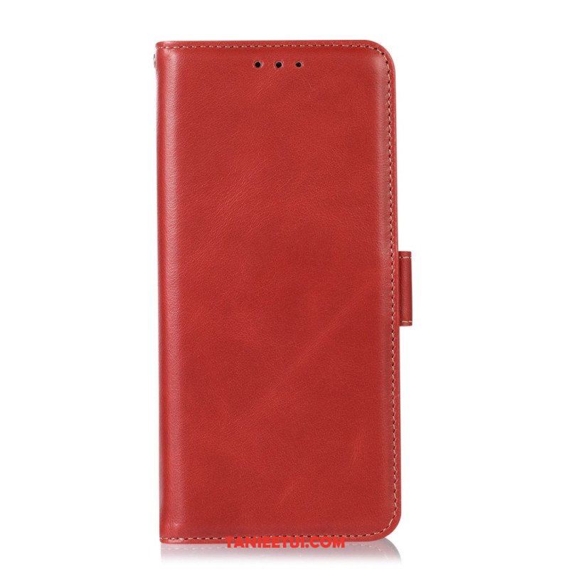 Etui Folio do Samsung Galaxy M23 5G Funkcja Rfid Z Prawdziwej Skóry