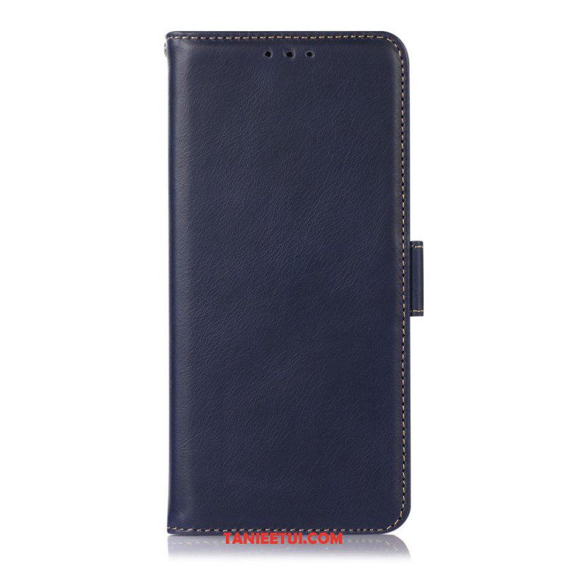 Etui Folio do Samsung Galaxy M23 5G Funkcja Rfid Z Prawdziwej Skóry