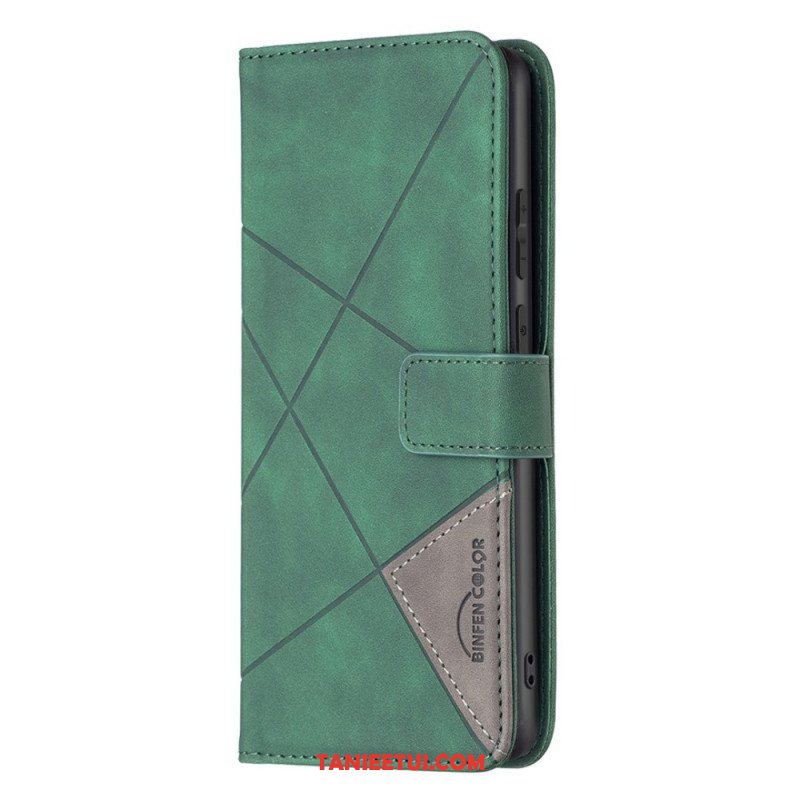 Etui Folio do Samsung Galaxy M23 5G Kolorowe Trójkąty Binfena