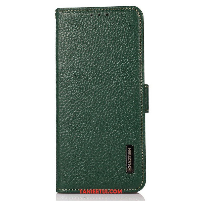 Etui Folio do Samsung Galaxy M23 5G Skóra Liczi Khazneh Rfid