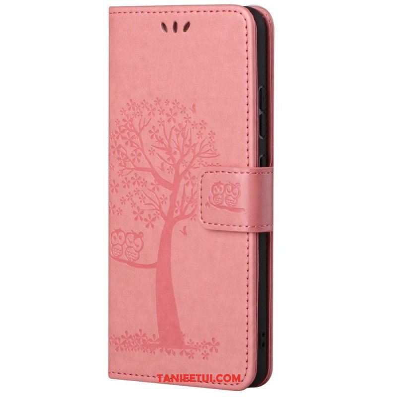 Etui Folio do Samsung Galaxy M23 5G Sowa Drzewo