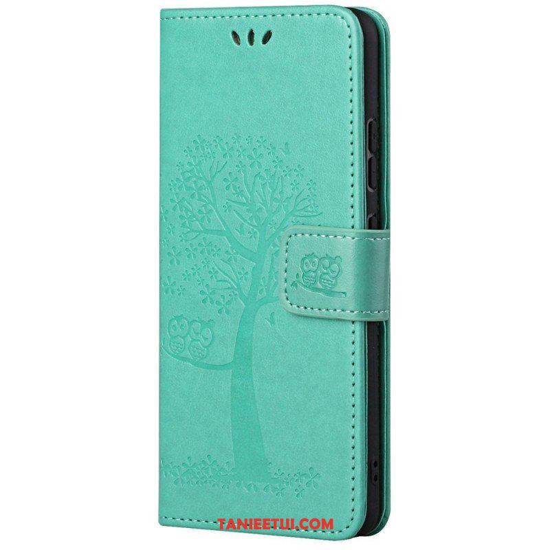 Etui Folio do Samsung Galaxy M23 5G Sowa Drzewo