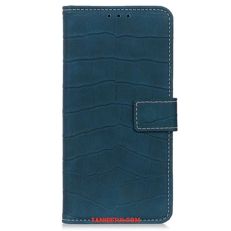 Etui Folio do Samsung Galaxy M23 5G Styl Skóry Krokodyla