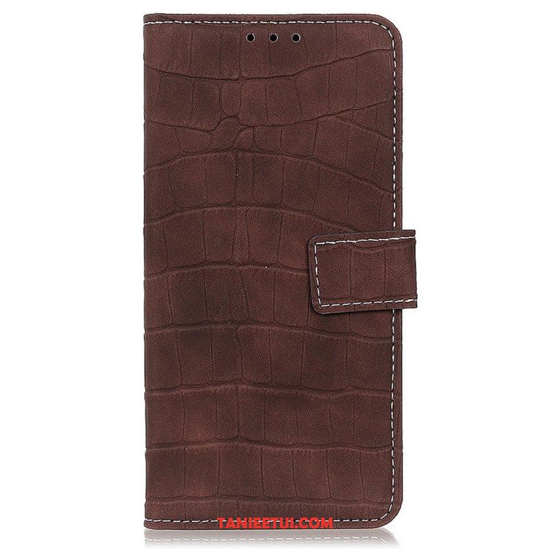 Etui Folio do Samsung Galaxy M23 5G Styl Skóry Krokodyla