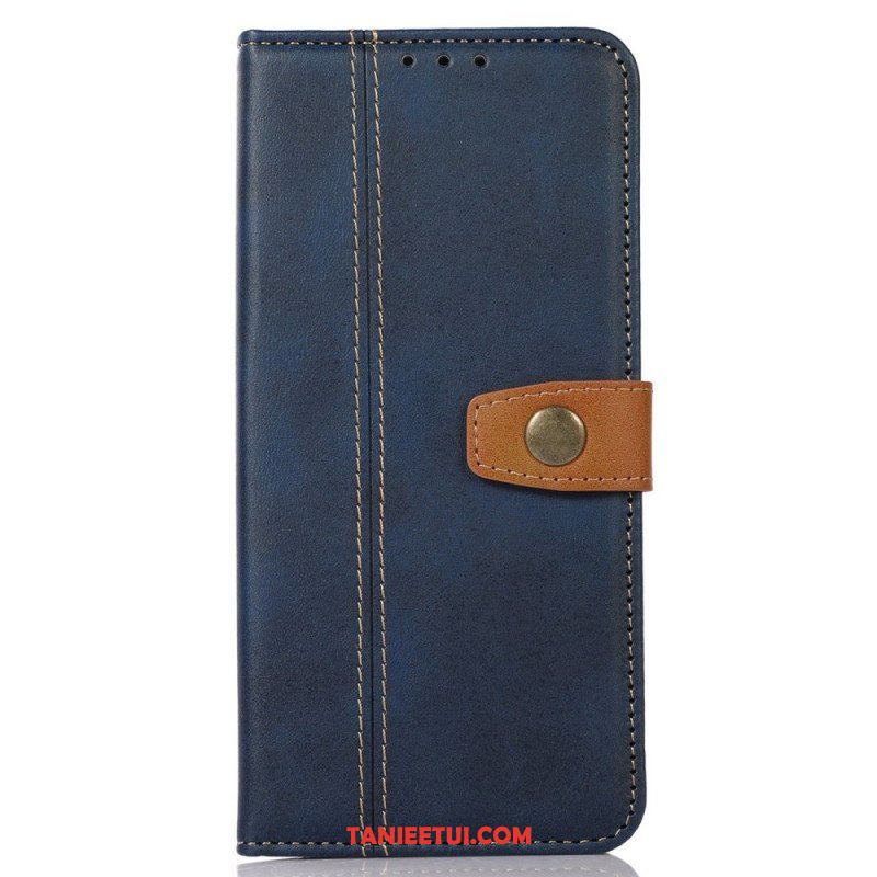 Etui Folio do Samsung Galaxy M23 5G Taśma Tapicerska