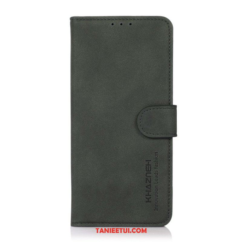 Etui Folio do Samsung Galaxy M32 Efekt Teksturowanej Skóry Khazneh