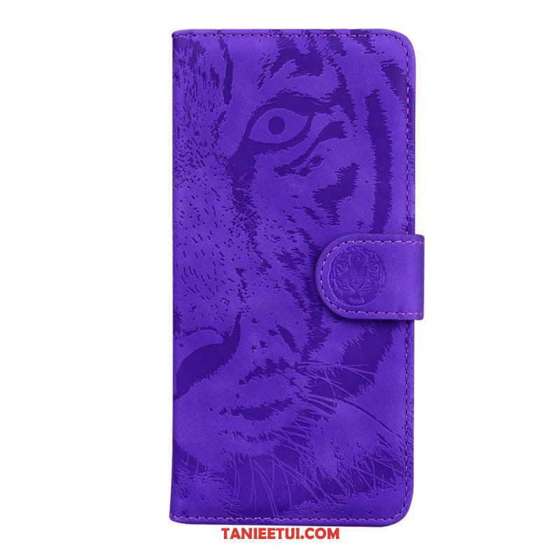 Etui Folio do Samsung Galaxy M32 Nadruk Twarzy Tygrysa