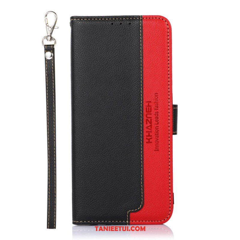 Etui Folio do Samsung Galaxy M32 Rfid Khazneh W Stylu Liczi