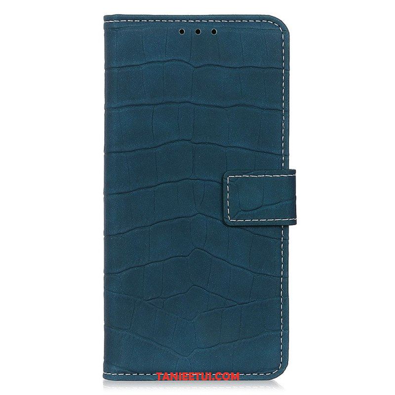 Etui Folio do Samsung Galaxy M33 5G Efekt Skóry Krokodyla