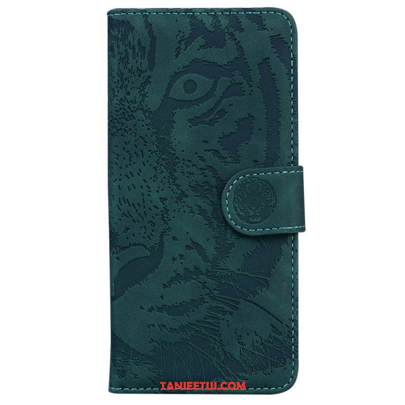 Etui Folio do Samsung Galaxy M33 5G Nadruk Tygrysa