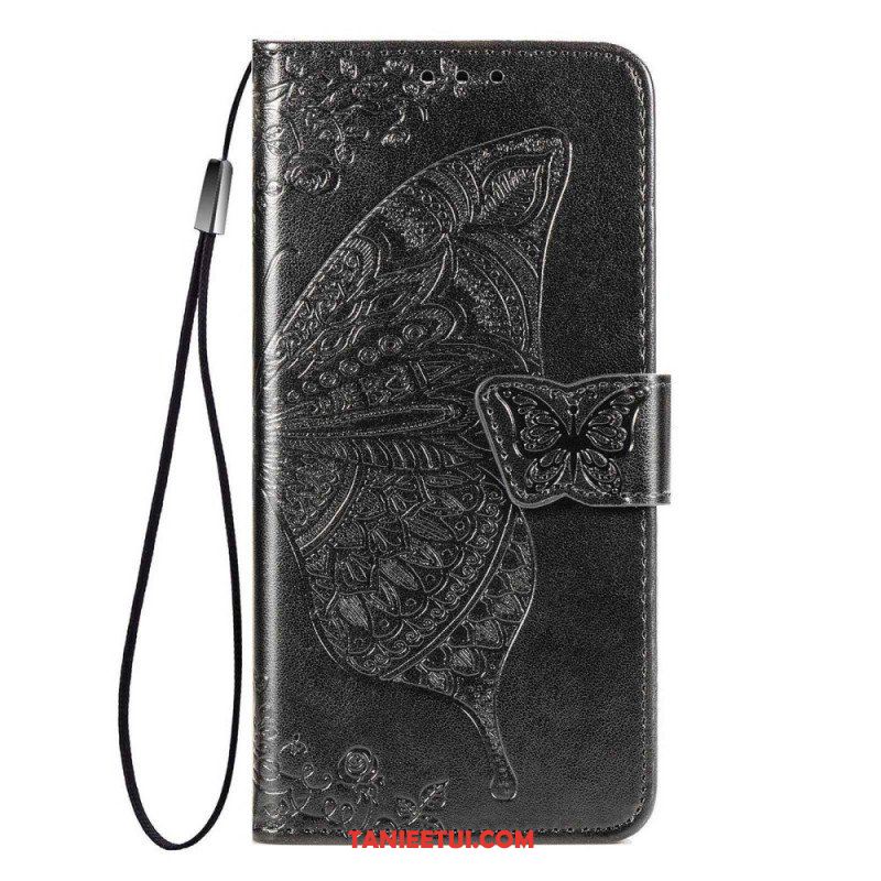 Etui Folio do Samsung Galaxy M53 5G Barokowy Motyl