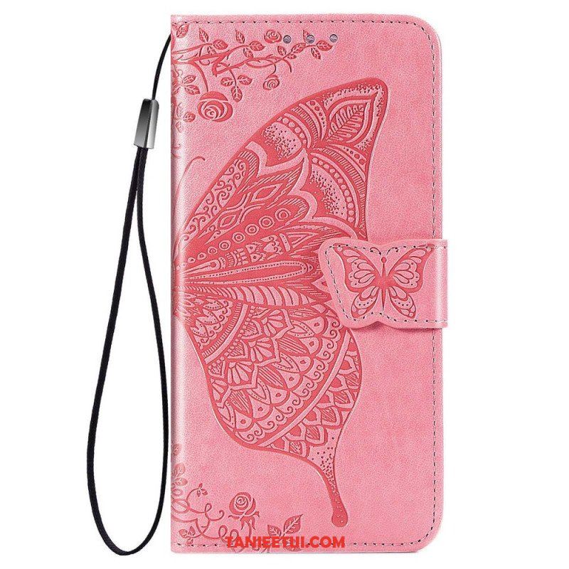 Etui Folio do Samsung Galaxy M53 5G Barokowy Motyl