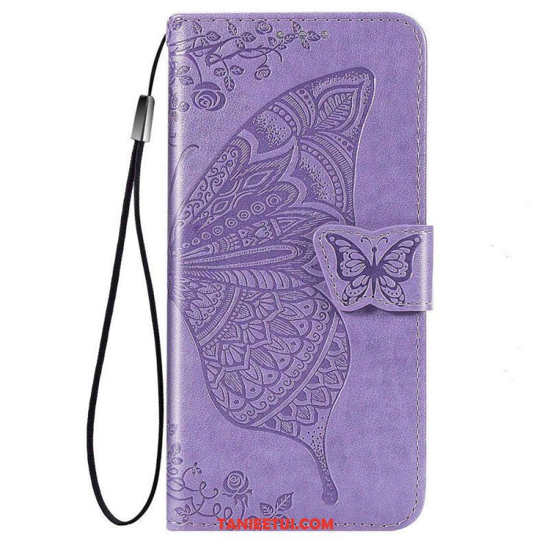 Etui Folio do Samsung Galaxy M53 5G Barokowy Motyl