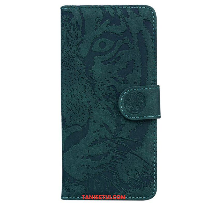 Etui Folio do Samsung Galaxy M53 5G Nadruk Tygrysa