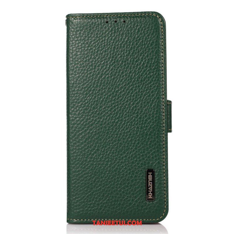 Etui Folio do Samsung Galaxy M53 5G Skóra Liczi Khazneh Rfid