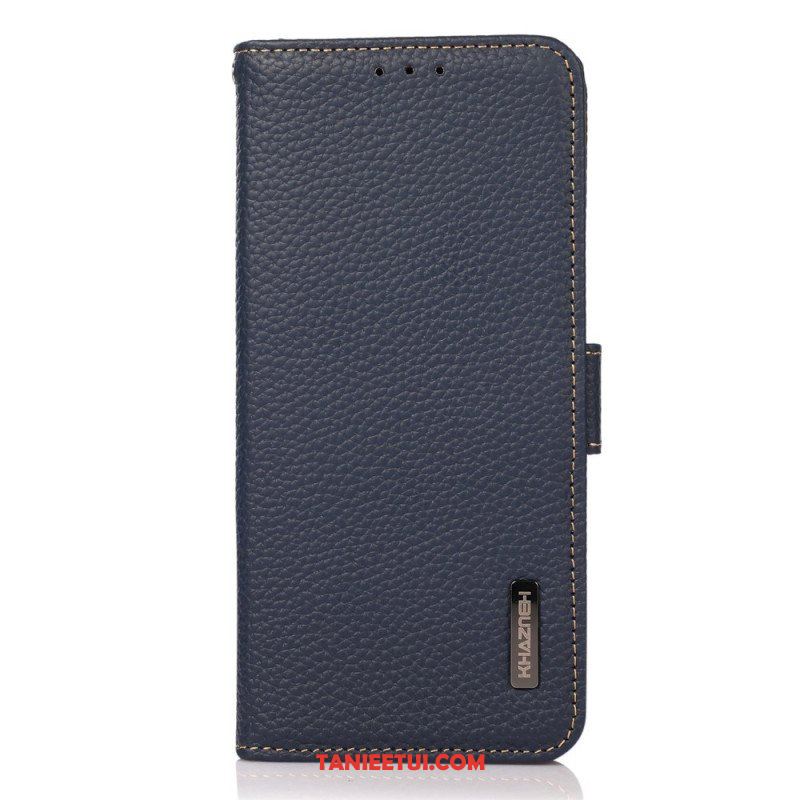 Etui Folio do Samsung Galaxy M53 5G Skóra Liczi Khazneh Rfid