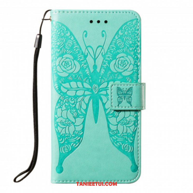 Etui Folio do Samsung Galaxy S21 5G Motyl Kwiatowy Wzór