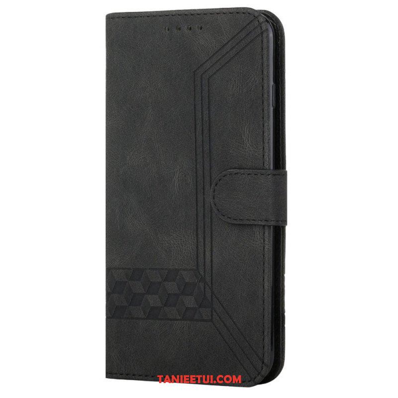 Etui Folio do Samsung Galaxy S22 5G Diamentowe Linie I Tekstura