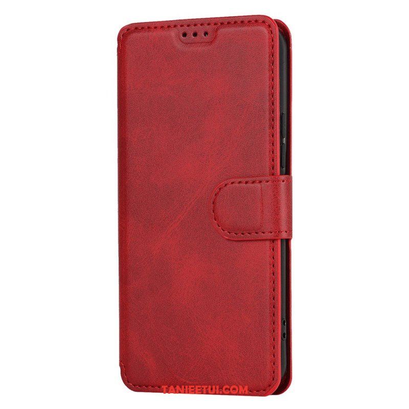 Etui Folio do Samsung Galaxy S22 5G Efekt Matowej Skóry W Stylu Vintage