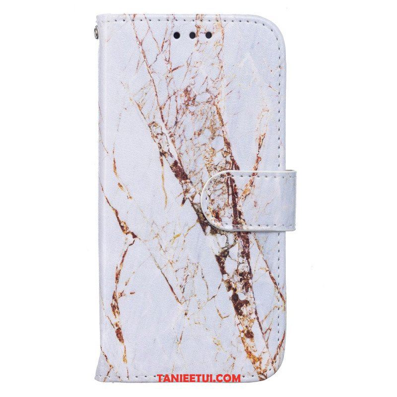 Etui Folio do Samsung Galaxy S22 5G Intensywny Marmur