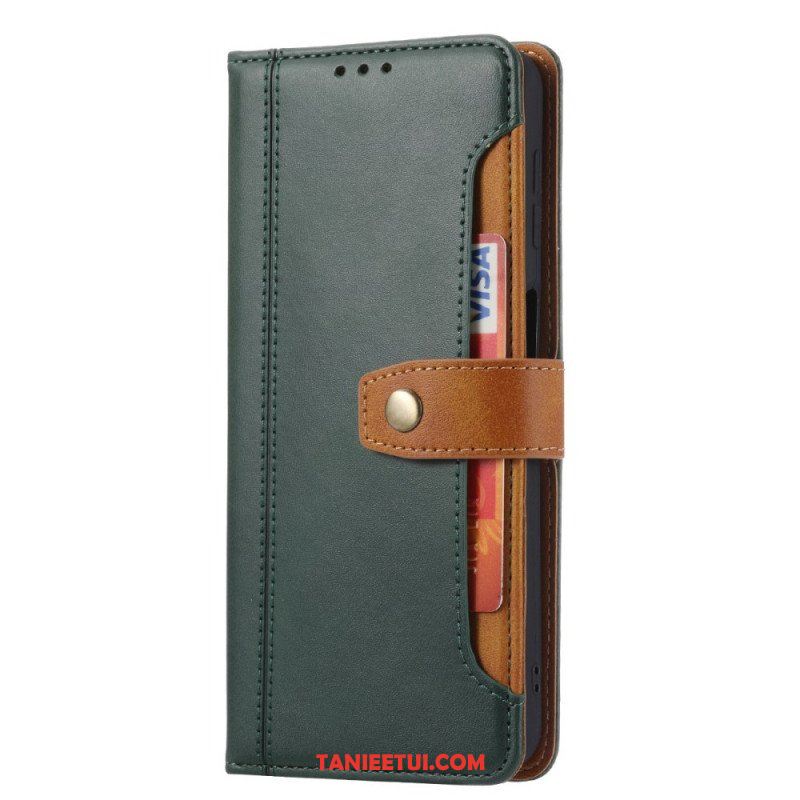 Etui Folio do Samsung Galaxy S22 5G Sztuczna Skóra Z Paskiem