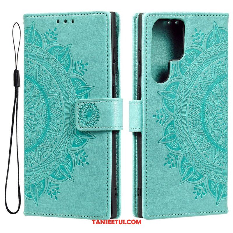 Etui Folio do Samsung Galaxy S22 Ultra 5G Mandala Słońca