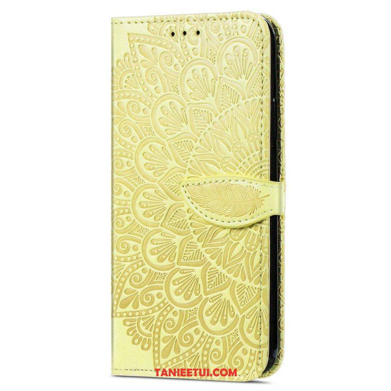 Etui Folio do Samsung Galaxy S22 Ultra 5G Plemienne Liście