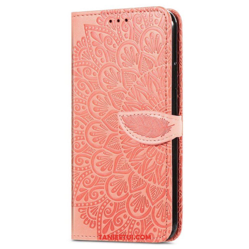 Etui Folio do Samsung Galaxy S22 Ultra 5G Plemienne Liście