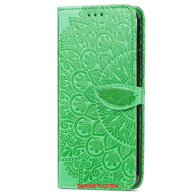 Etui Folio do Samsung Galaxy S22 Ultra 5G Plemienne Liście