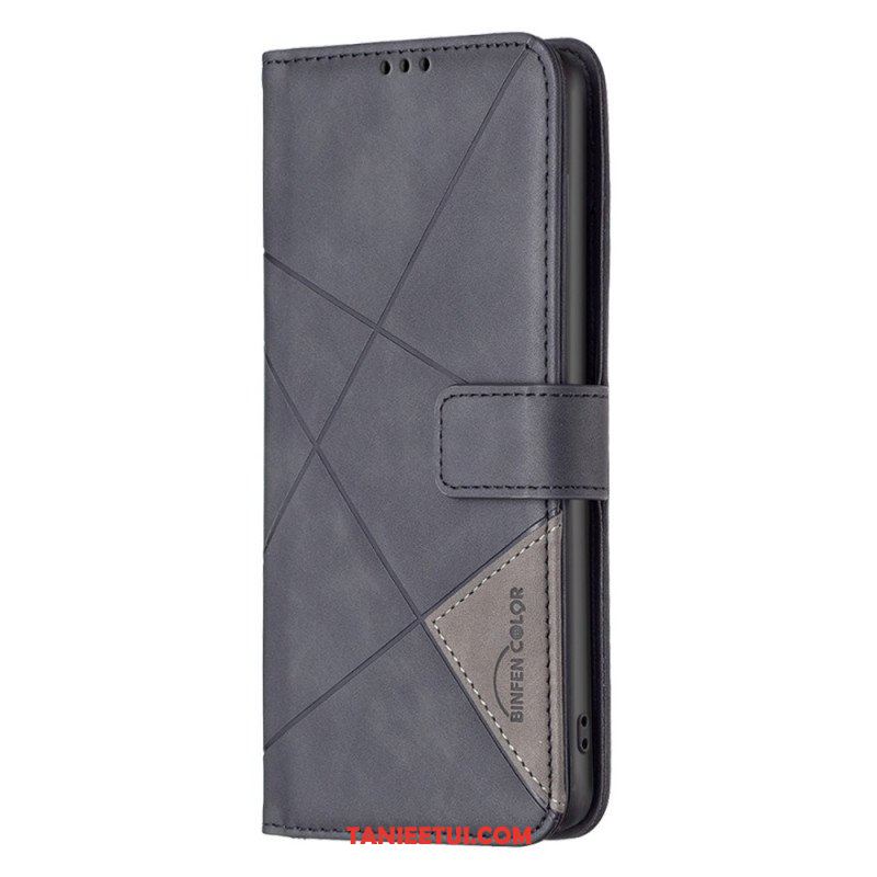 Etui Folio do Samsung Galaxy S23 5G Kolorowe Trójkąty Binfena