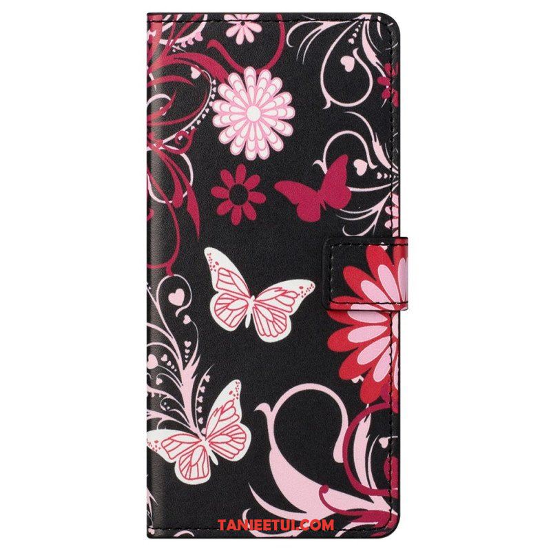 Etui Folio do Samsung Galaxy S23 5G Piękne Motyle