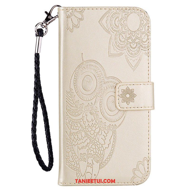 Etui Folio do Samsung Galaxy S23 5G Sowa Mandala I Smycz