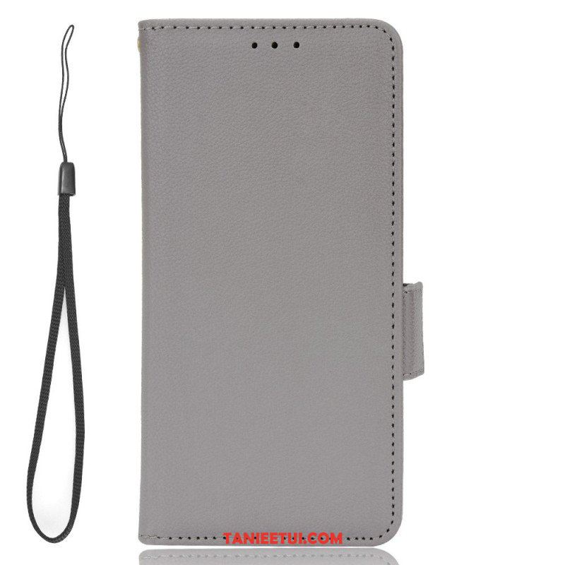 Etui Folio do Samsung Galaxy S23 5G Ultra Cienkie Podwójne Zapięcie