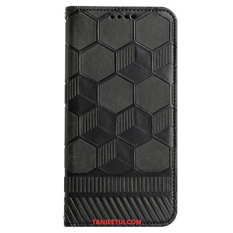 Etui Folio do Samsung Galaxy S23 5G Wzór Piłki Nożnej