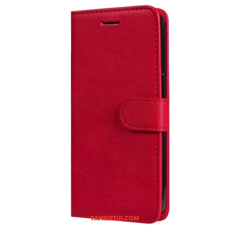 Etui Folio do Samsung Galaxy S23 5G z Łańcuch Zwykły Z Paskiem