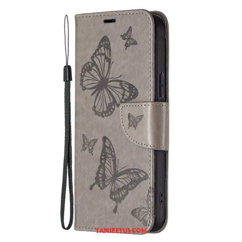 Etui Folio do Samsung Galaxy S23 Plus 5G Gigantyczne Motyle