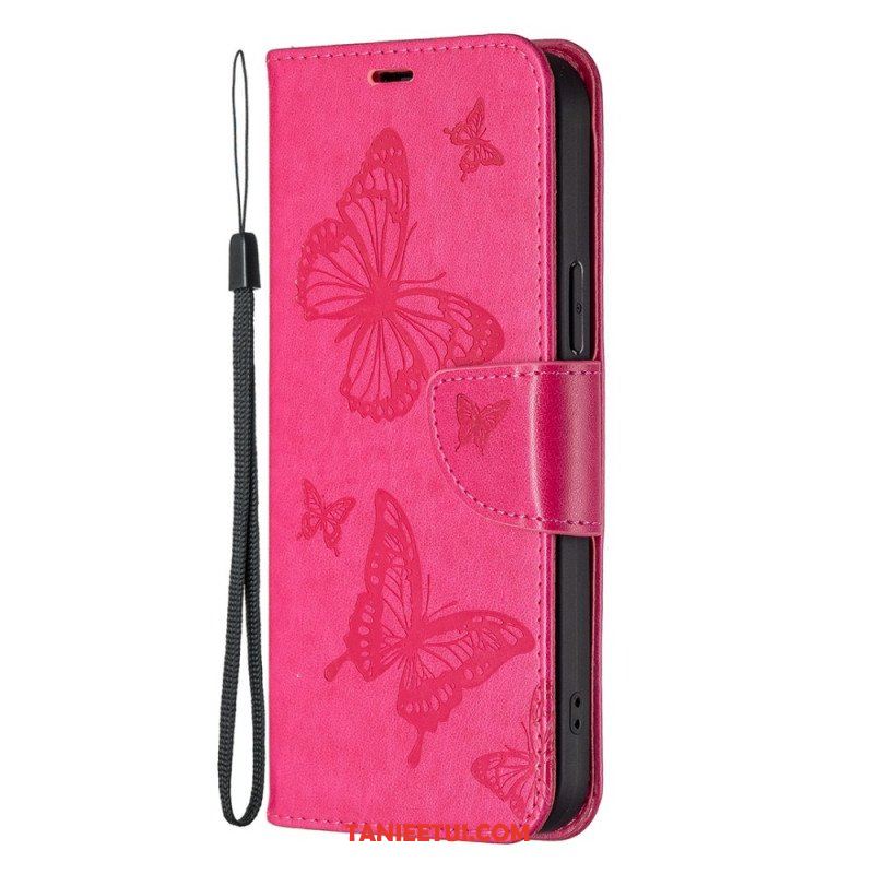 Etui Folio do Samsung Galaxy S23 Plus 5G Gigantyczne Motyle