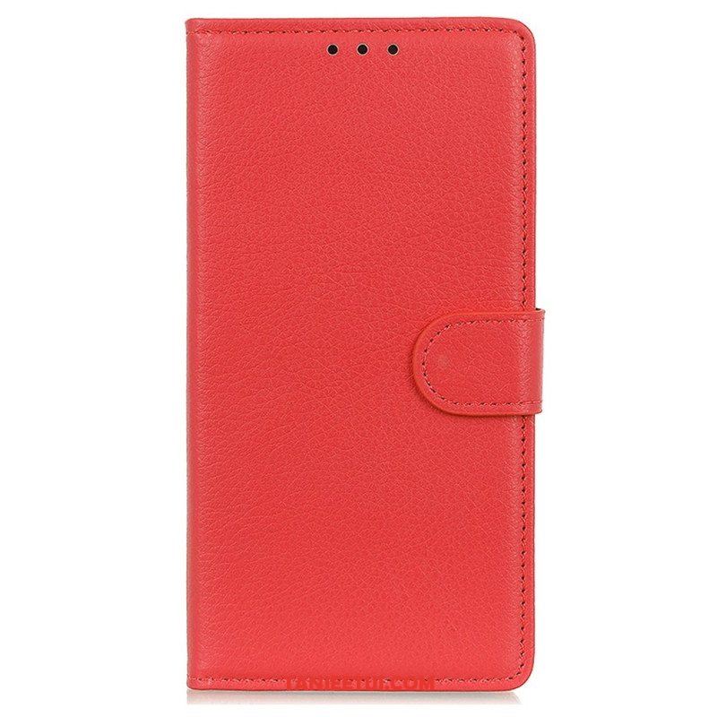 Etui Folio do Samsung Galaxy S23 Plus 5G Tradycyjna Sztuczna Skóra