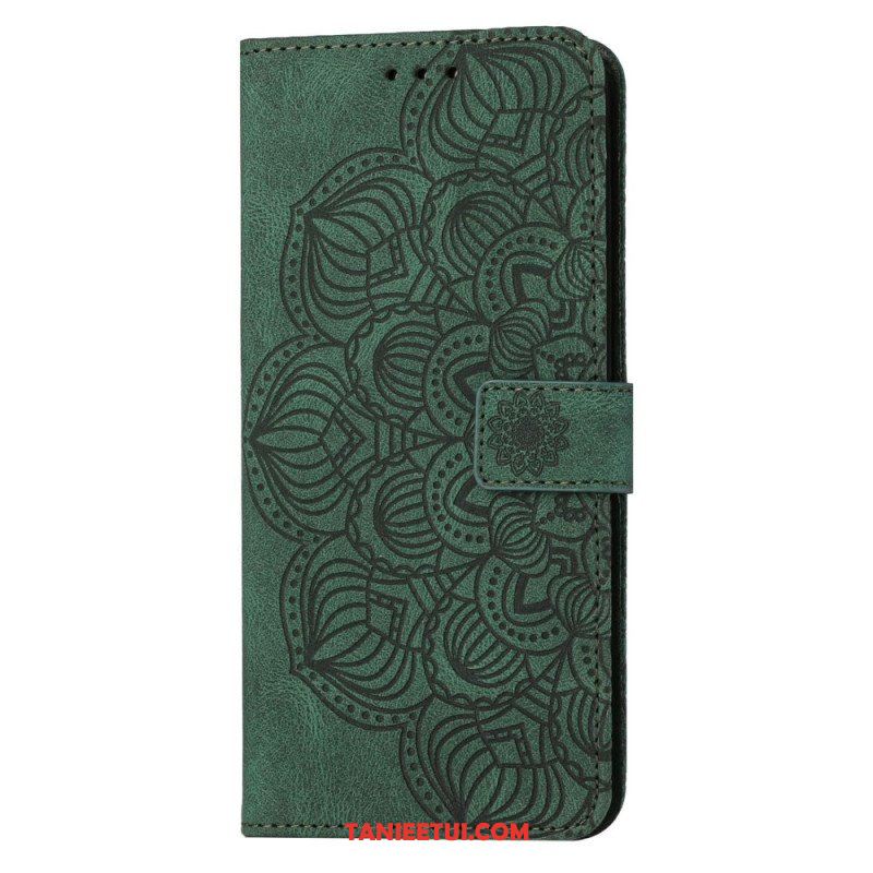 Etui Folio do Samsung Galaxy S23 Plus 5G z Łańcuch Paskowata Mandala