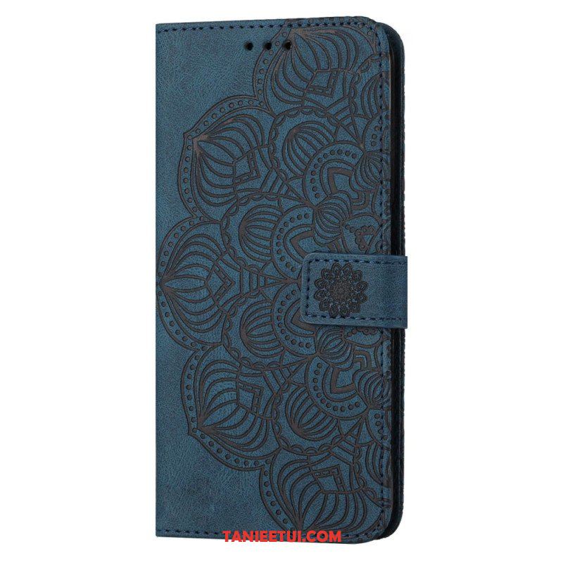 Etui Folio do Samsung Galaxy S23 Plus 5G z Łańcuch Paskowata Mandala