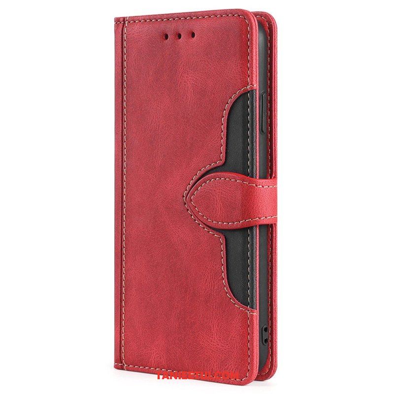 Etui Folio do Samsung Galaxy S23 Ultra 5G Dwukolorowy Kwiatowy