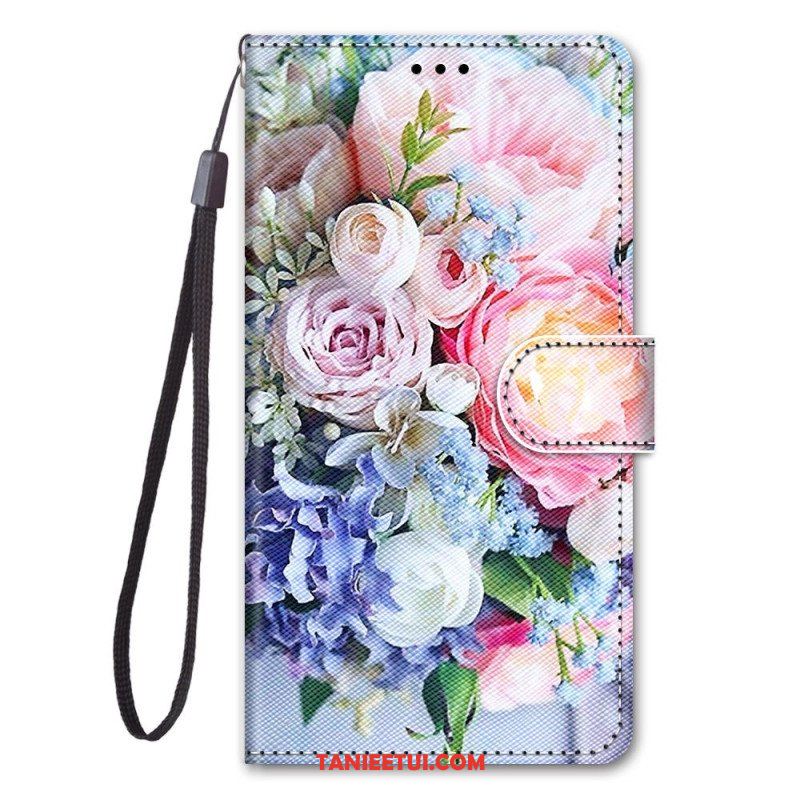 Etui Folio do Samsung Galaxy S23 Ultra 5G Grafika Ze Smyczą