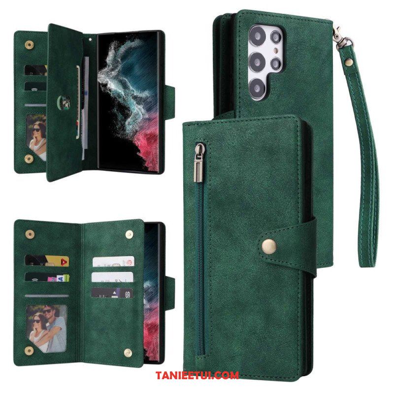 Etui Folio do Samsung Galaxy S23 Ultra 5G Multi-karty I Portfel