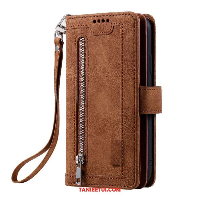 Etui Folio do Samsung Galaxy S23 Ultra 5G Portfel Portfel I Smycz