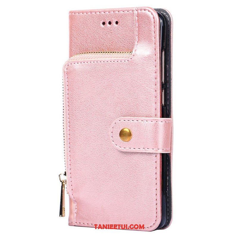 Etui Folio do Samsung Galaxy S23 Ultra 5G Przednia Portmonetka I Smycz