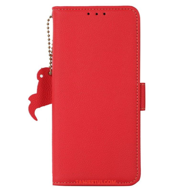 Etui Folio do Samsung Galaxy S23 Ultra 5G Rfid Z Prawdziwej Skóry