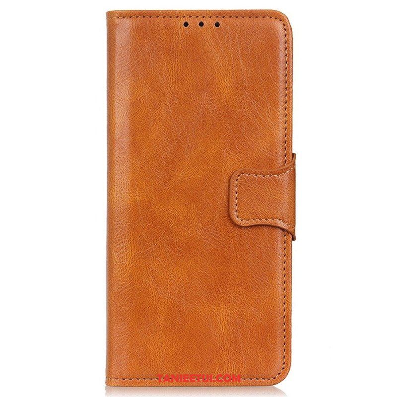 Etui Folio do Samsung Galaxy S23 Ultra 5G Stylowe Skórzane Zapięcie Dwustronne